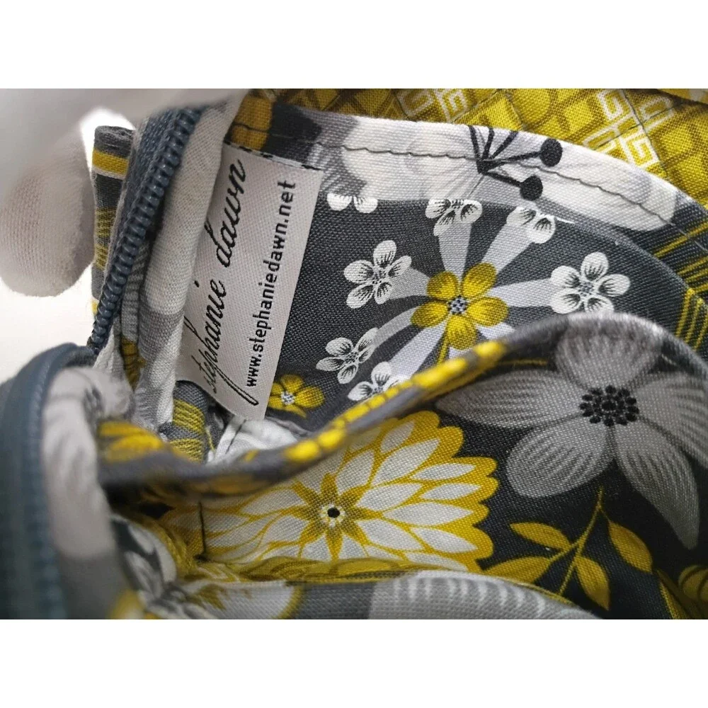 Stephanie Dawn Quilted Zippered Pouch Wristlet